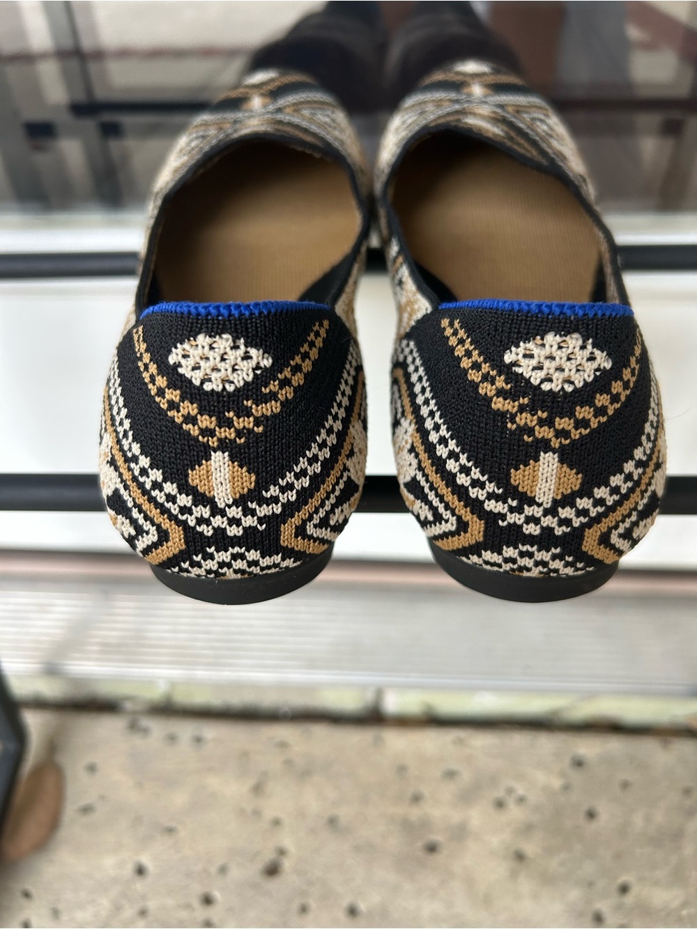 Rothy’s, Embroidered Black & Gold women’s lounge loafer, size 8
NWOT - Picture 5 of 5